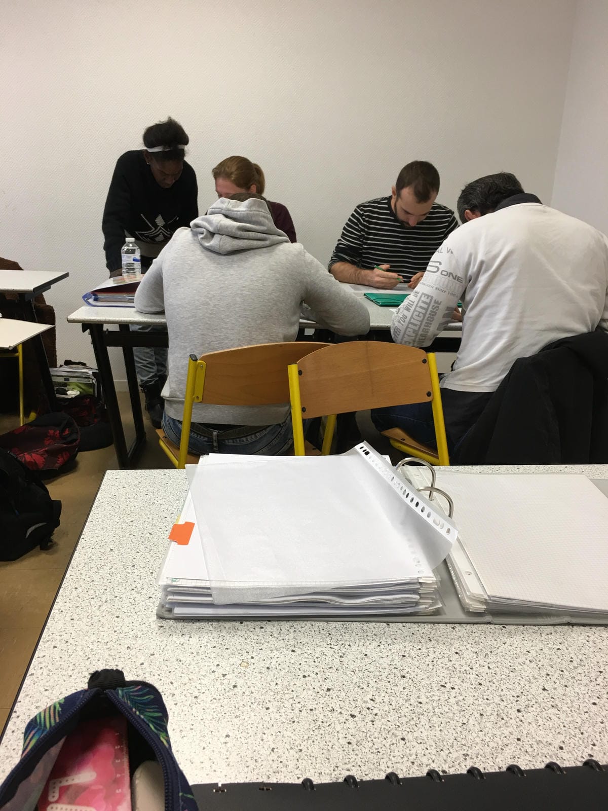 Avec les apprenants