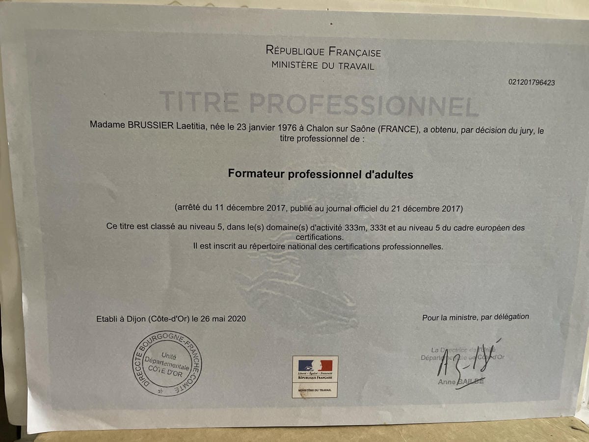 Titre Professionnel FPA